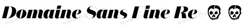 Domaine Sans Fine Re字体转换